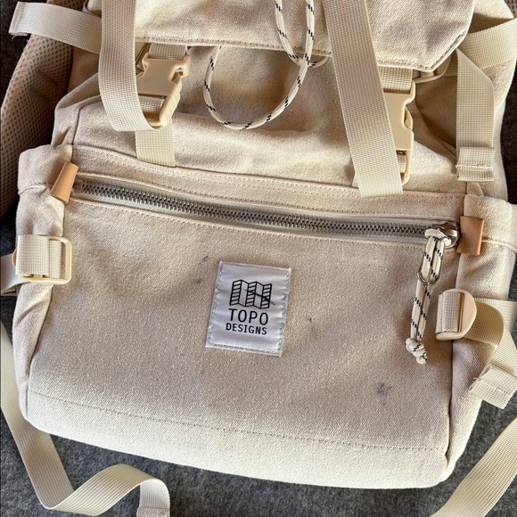 Topo Designs Rover Classic Canvas Backpack - Picture 6 of 13